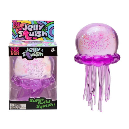 Squishies Nee Doh Jellyfish Squish Toy Fidget Toy, Water Sensory Soft Jelly Squeeze Stress Relief Fidget Toy