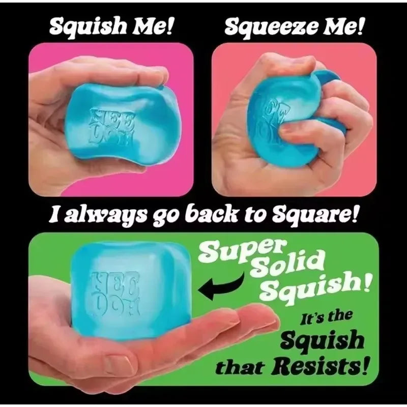 Squishies Nee Doh Jellyfish Squish Toy Fidget Toy, Water Sensory Soft Jelly Squeeze Stress Relief Fidget Toy