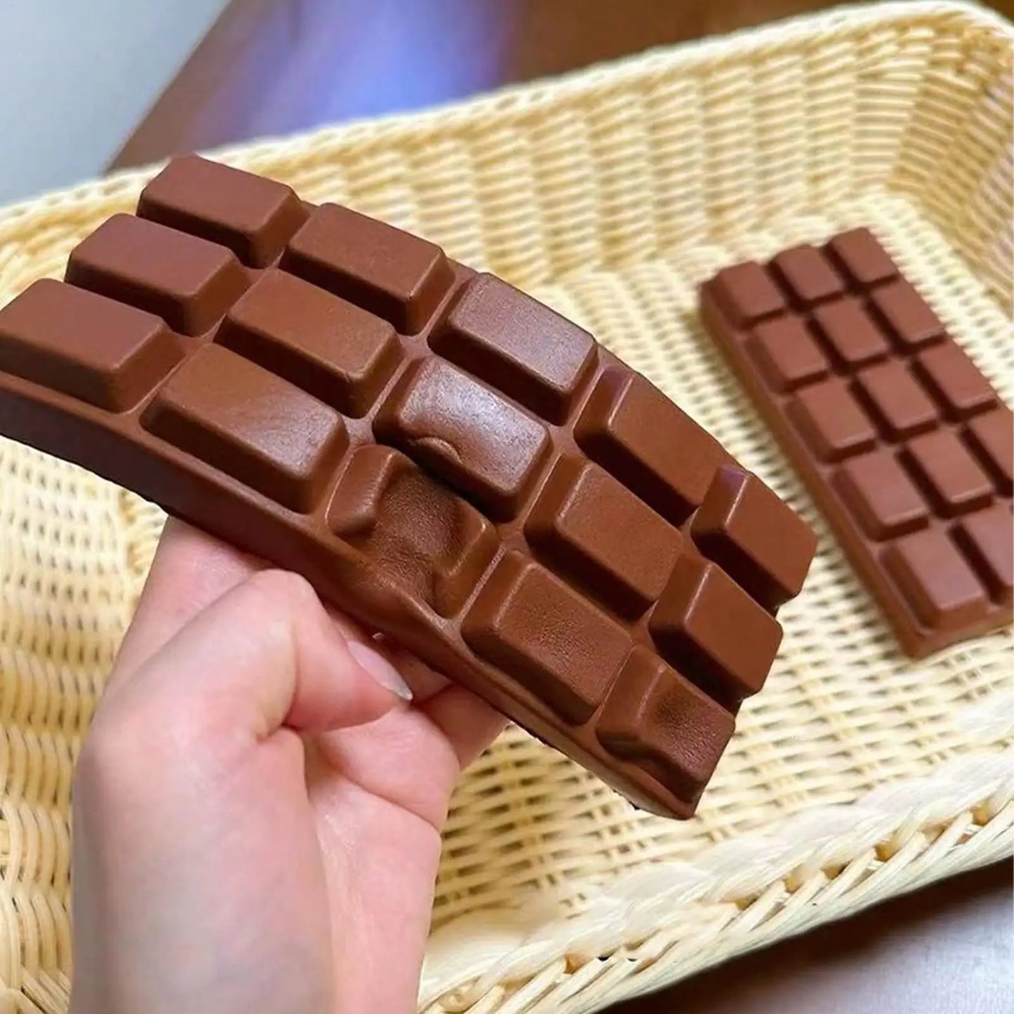 Squeeze Toys Silicone Cute Slow Rising Chocolate Squeeze Soft Entertainment Chocolate Squeeze Stress Relief Toys