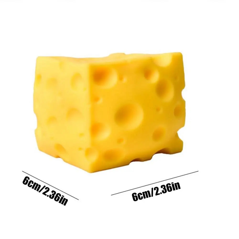 Squeeze Cheese Toy Large Soft Funny Novelty Leisure Games Quiet Fidget Toys for Kids Adults Family Friends Youth Teens Offices
