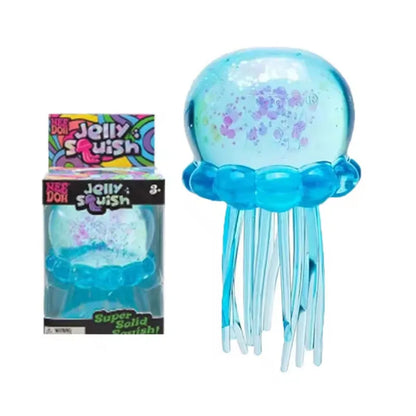 Squishies Nee Doh Jellyfish Squish Toy Fidget Toy, Water Sensory Soft Jelly Squeeze Stress Relief Fidget Toy